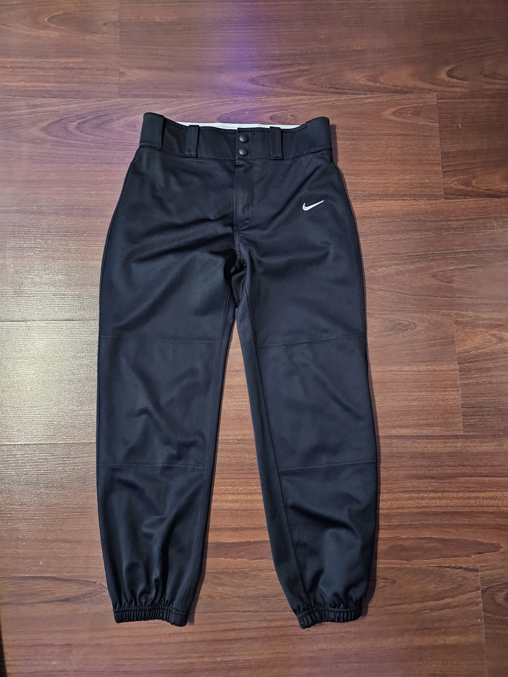 Nike Men's Black Athletic Tee Ball Pants with Swoosh